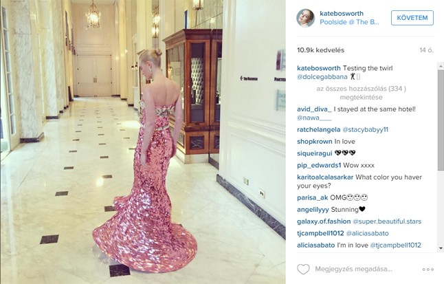 Kate Bosworth csillogó ruhája gyönyörű volt