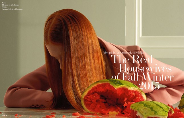 Született feleség a német Interview magazinban