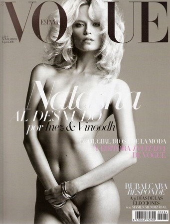 Natashy Poly a spanyol Vogue-nak vetkőzött.