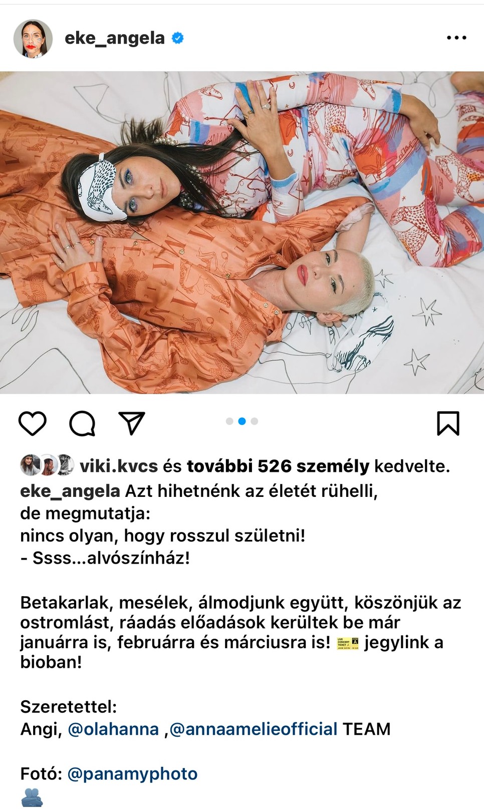 Ssss... Alvószínházi előadás EKE ANGÉLA x ANNA AMÉLIE