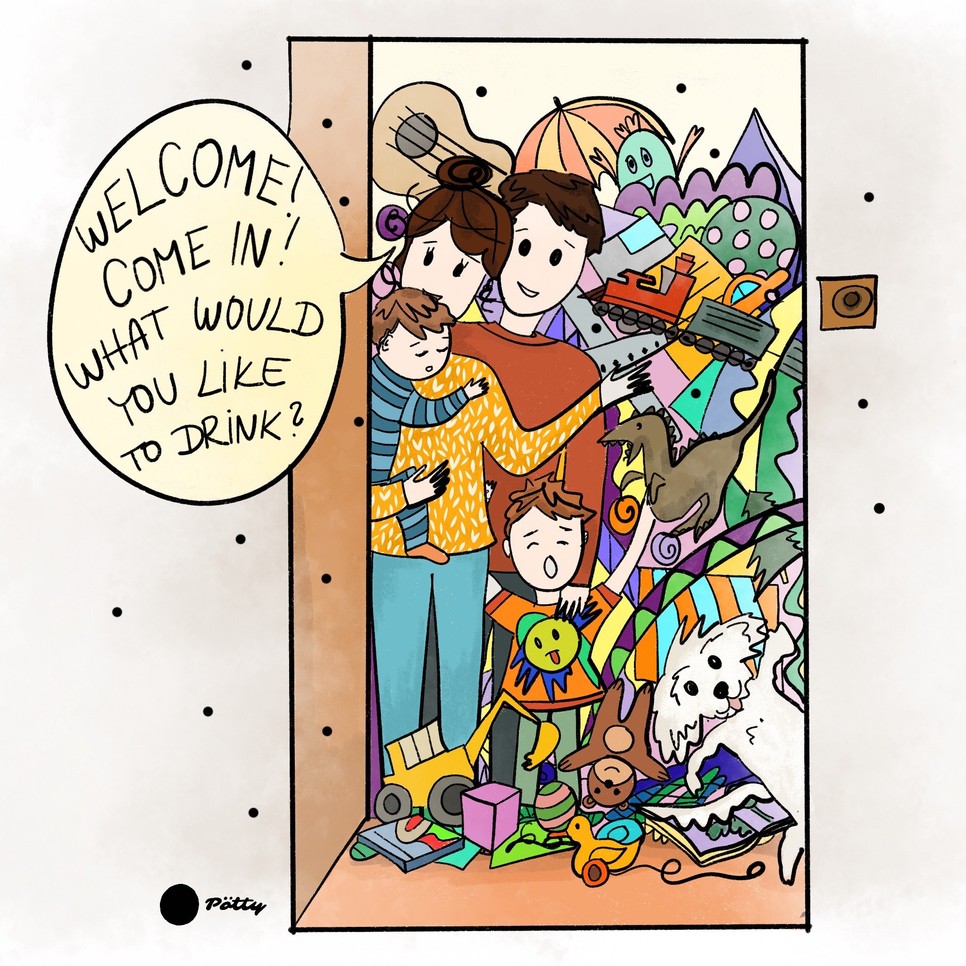 Sipos Anna a rajzaiban önti formába a mindennapok izgalmát és nehézségeit