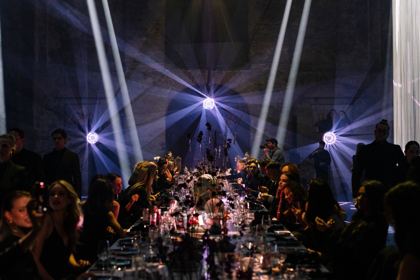 Rendkívüli látvány fogadott minket a fine dining vacsora helyszínén