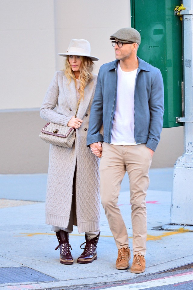 Blake Lively Ryan Reynolds street style