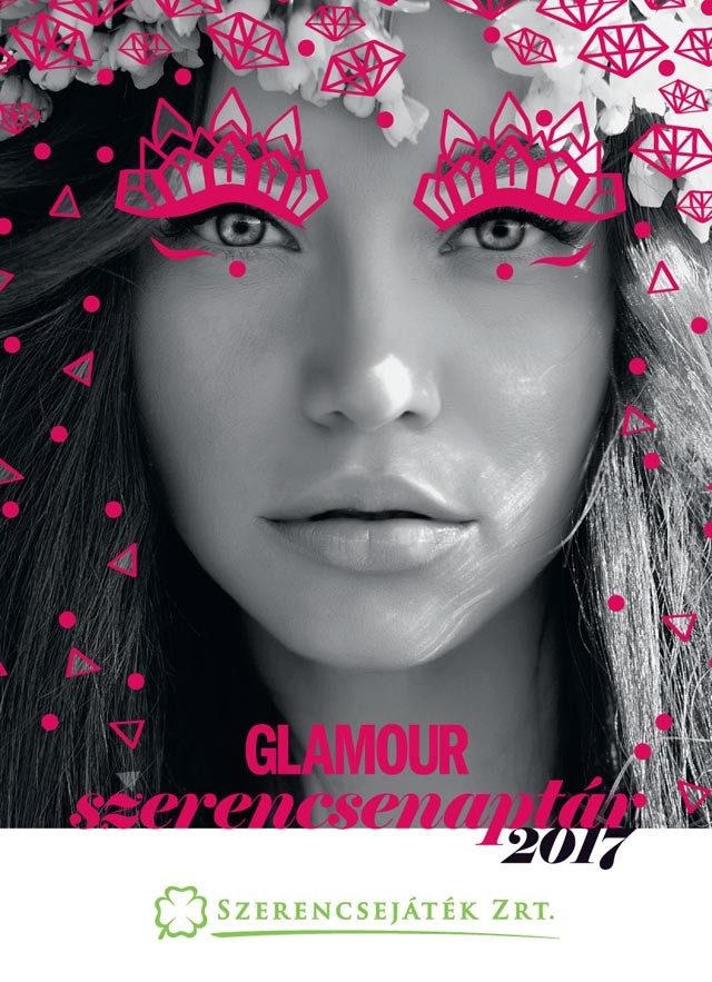 Glamour naptár 2017 borító