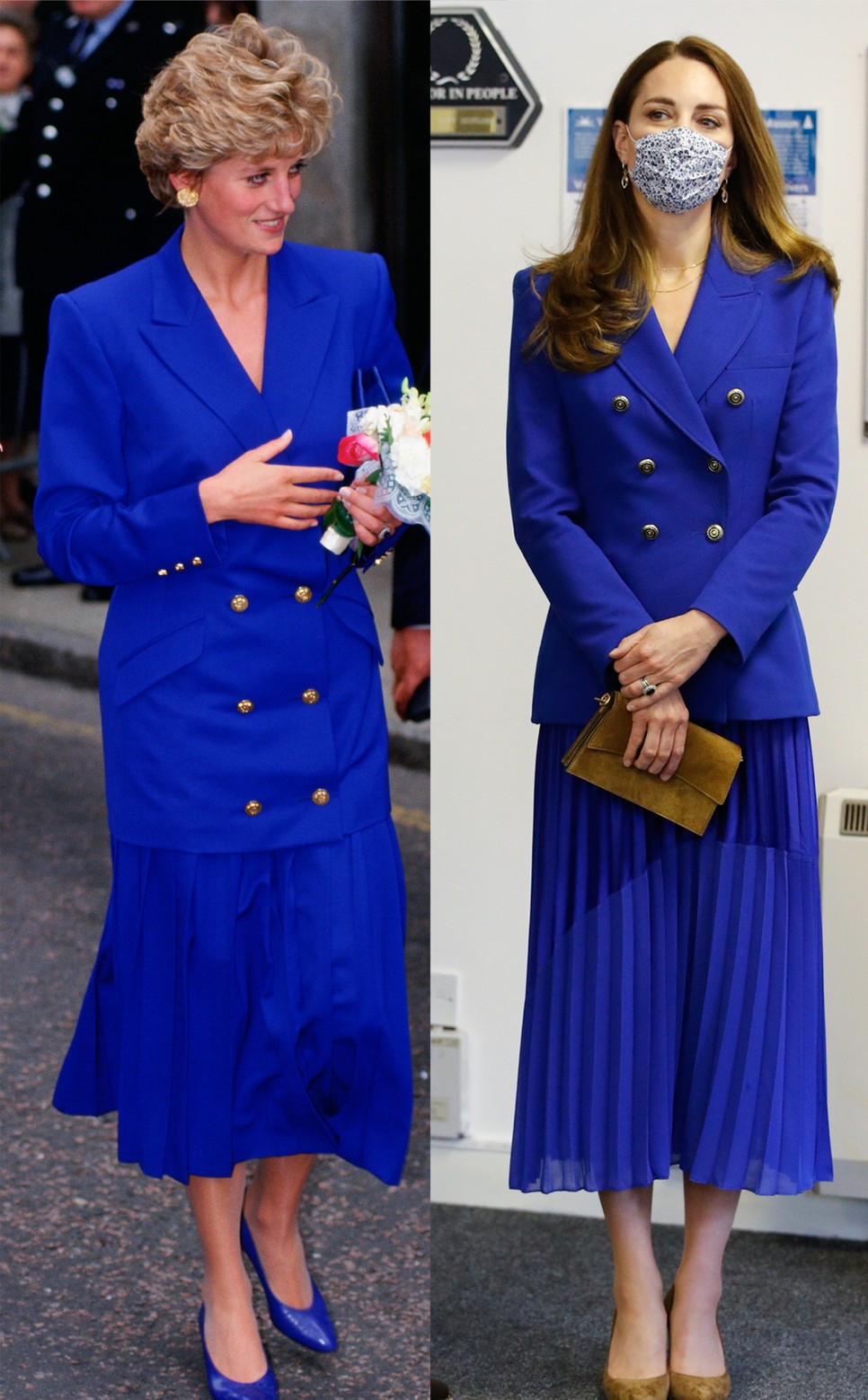 Kate Middleton tökéletes mását viselte Diana hercegnő egyik szettjének