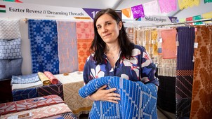 A textilművész, aki mintázatokban gondolkodik: Révész Eszter a Dreaming Threads megálmodója