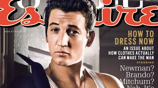 Az új szexisten valójában egy s*ggfej? Miles Teller - Esquire