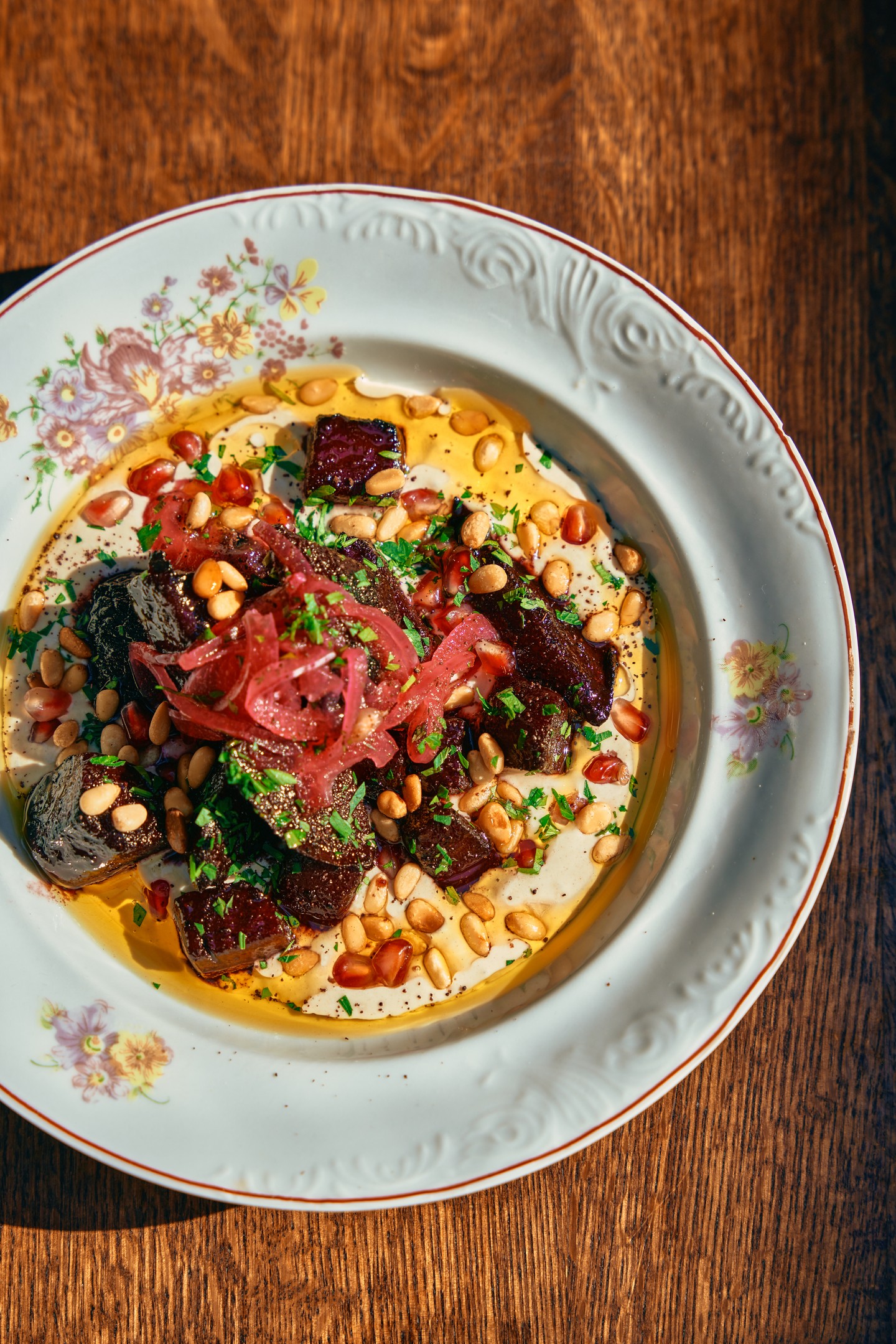 Sült céklás csirkemáj