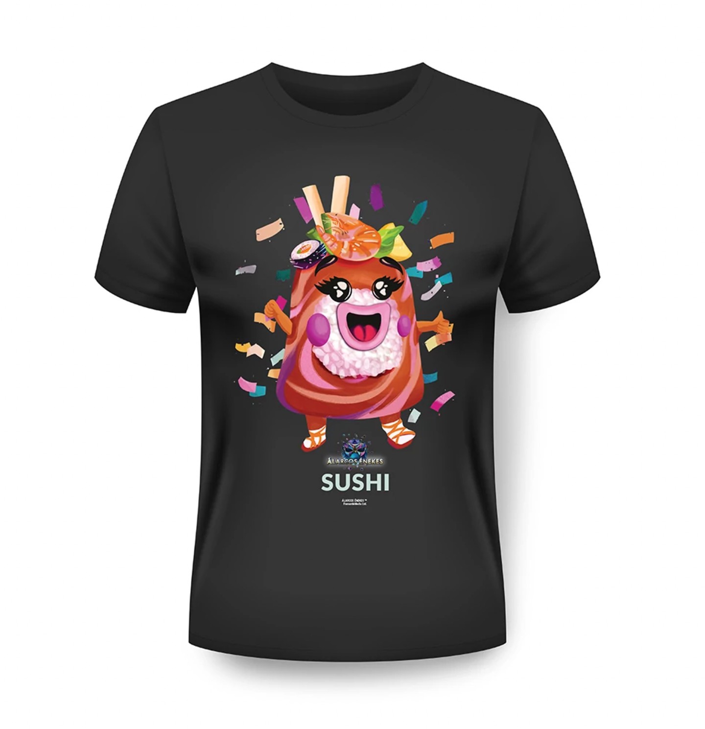 Álarcos énekes férfi fekete klasszikus póló S - sushi shop.glamour.hu 9990 Ft