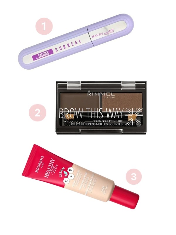 1. Falsies Surreal szempillaspirál MAYBELLINE 4399 Ft a Rossmann üzleteiben és online, GLAMOUR kuponnal, 50% kedvezménnyel 2199,5 Ft 2. Brow This Way szemöldök szett RIMMEL 1799 Ft a Rossmann üzleteiben és online, GLAMOUR kuponnal, 50% kedvezménnyel 899,5 Ft 3. Healthy Mix színezett arckrém (002) BOURJOIS 4199 Ft a Rossmann üzleteiben és online, GLAMOUR kuponnal, 35% kedvezménnyel 2729,35 Ft