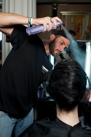 Backstage a show előtt 1.