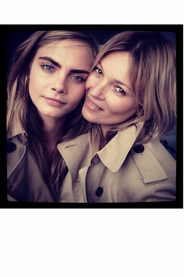 Kate Moss, Cara Delevingne