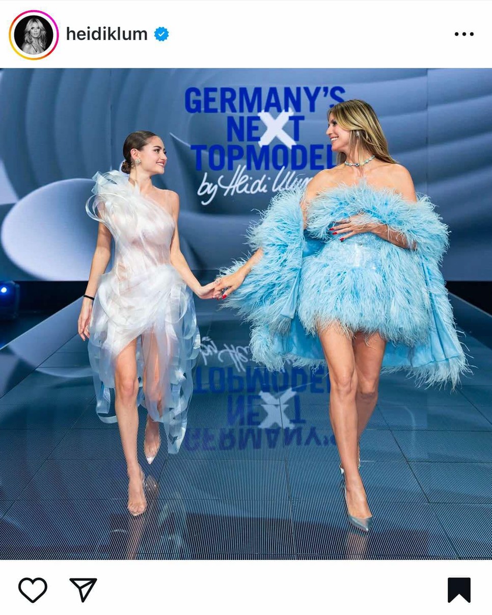 Heidi és Leni az est legfényesebben ragyogó csillagai voltak