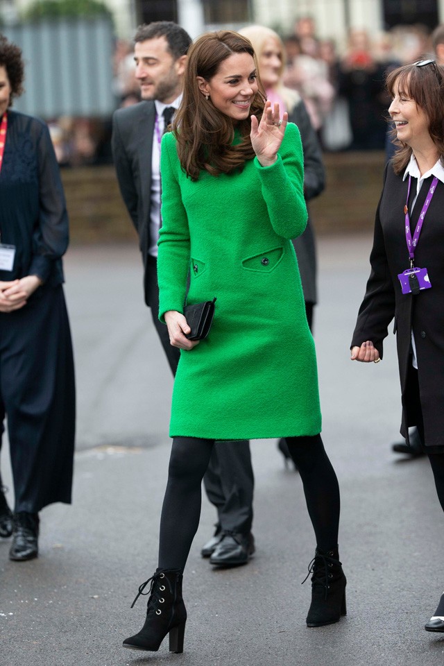 Kate Middleton zöld ruha