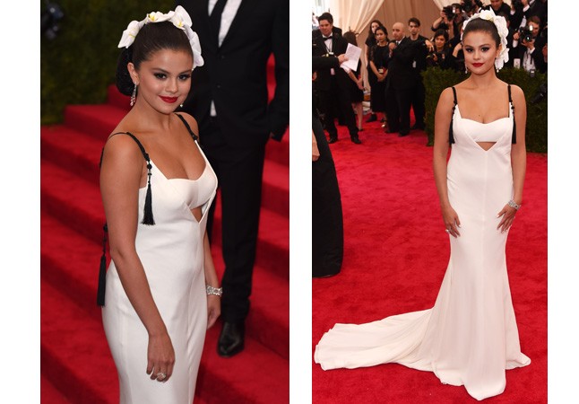 Selena Gomez környezetében úgy látszik senki nem merte megmondani, hogy ez a ruha bármilyen szép is, de egész egyszerűen fertelmesen áll az énekesnőnek