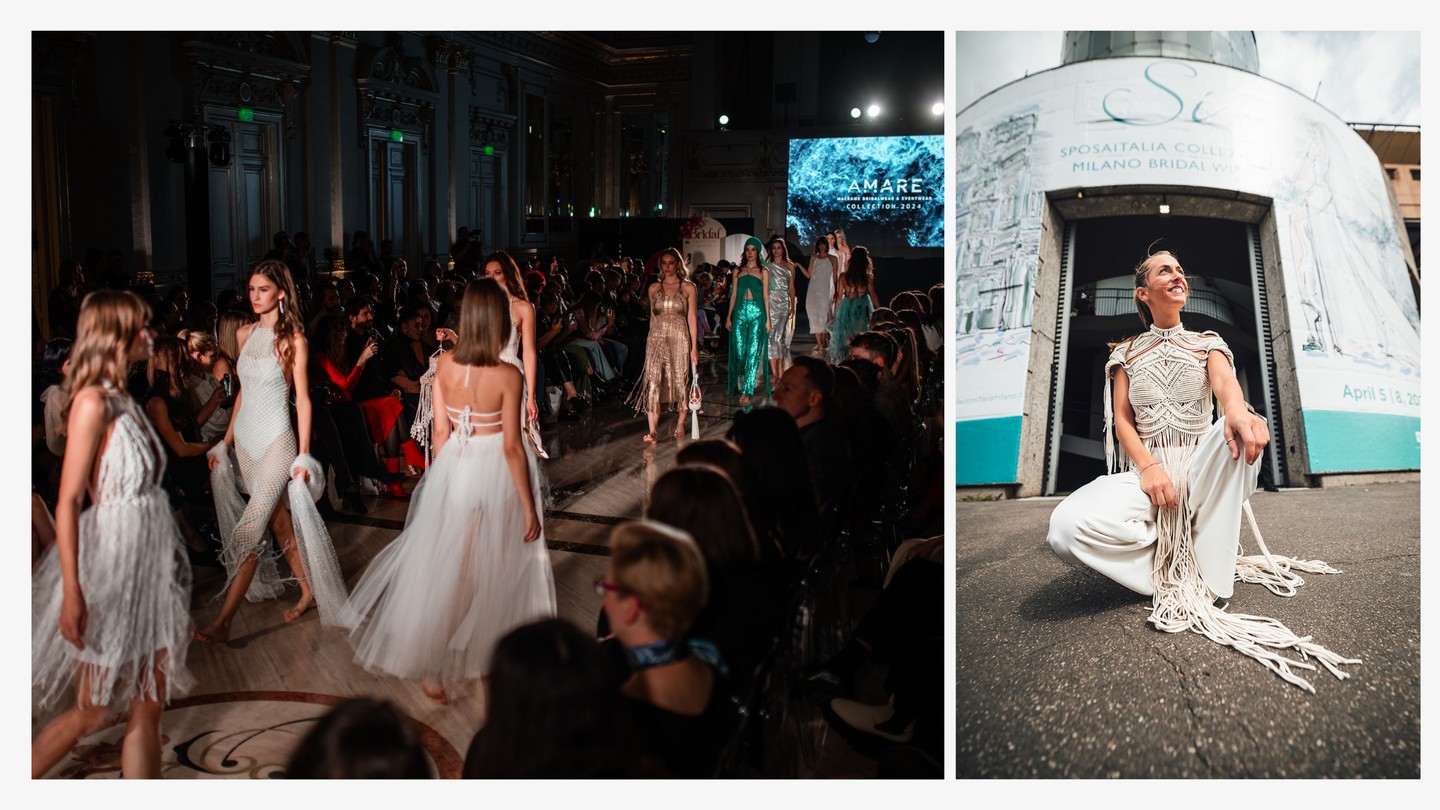 DADO Macraméwonders a Milan Bridal Week kiállításon