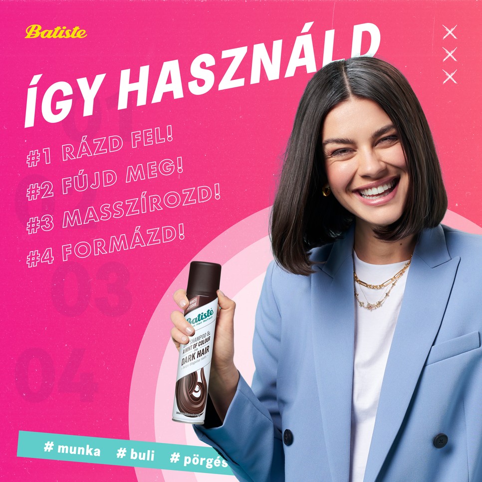 Frissen mosott haj, négy lépésből