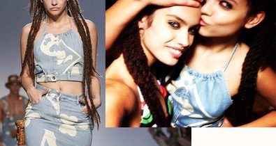 Palvin Barbi óriási rasztákkal a kifutón