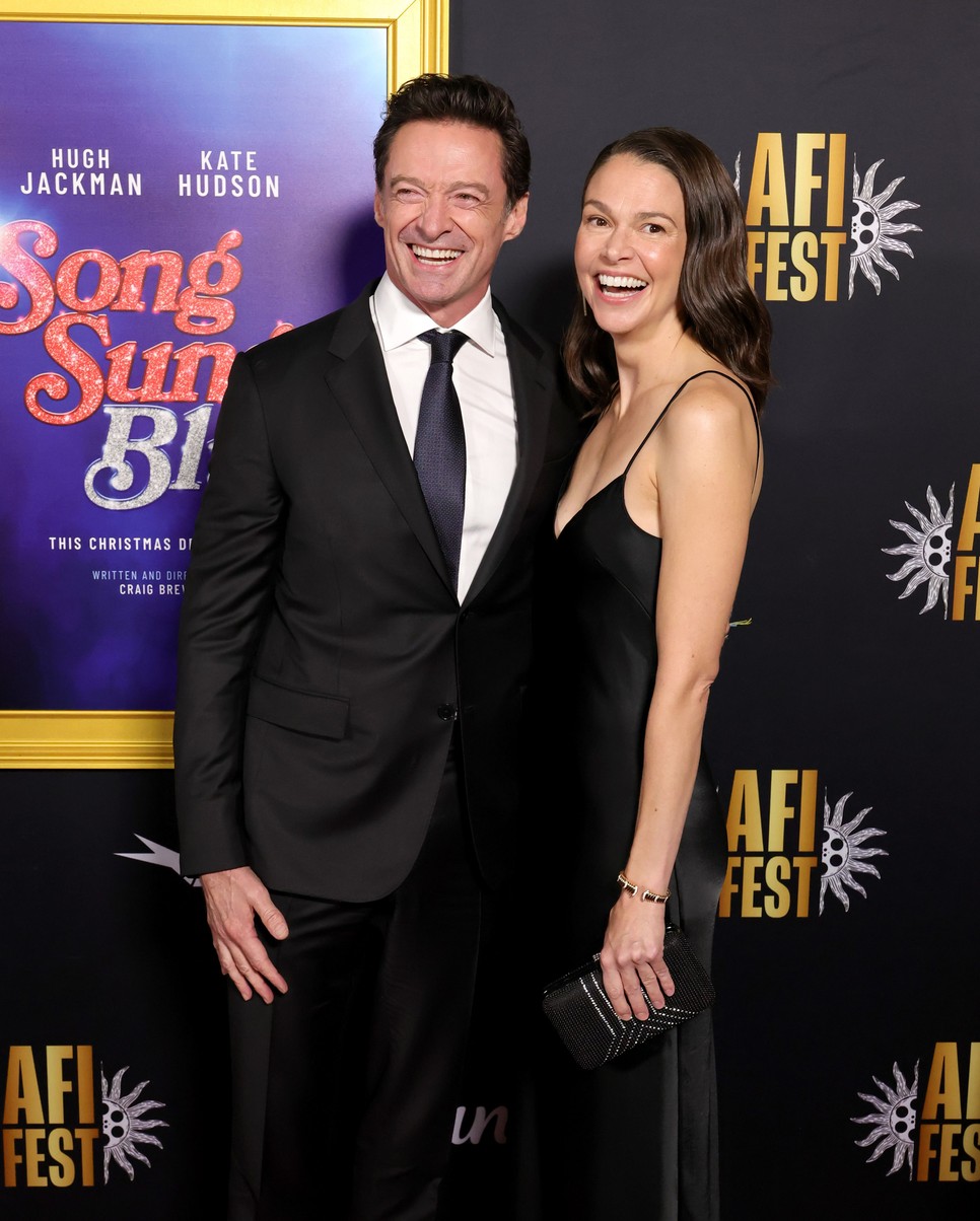 Hugh Jackman és új párja, Sutton Foster