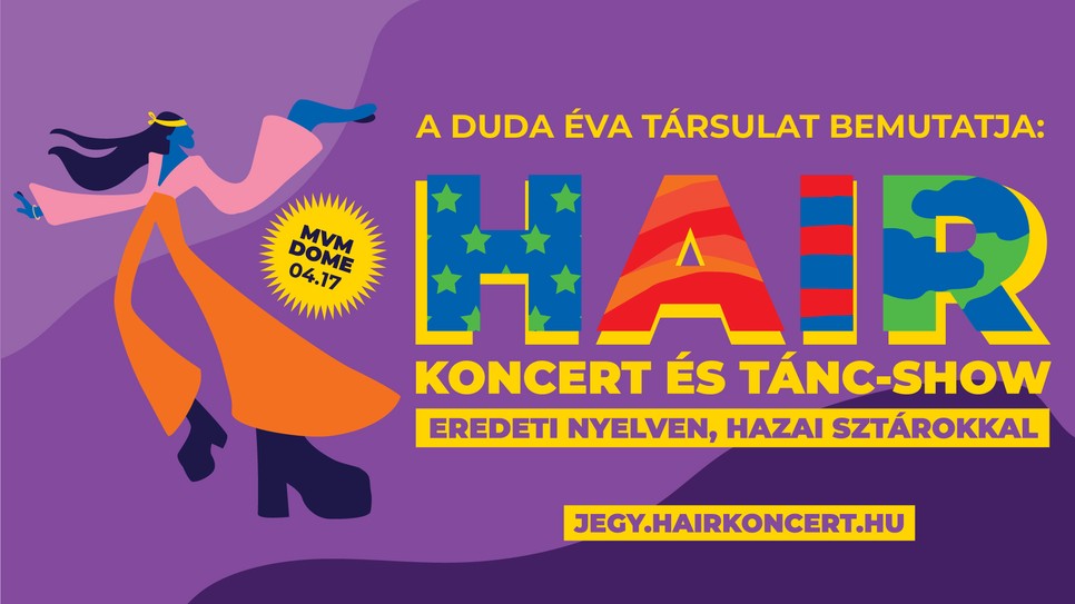 A Duda Éva társulat ezúttal egy igazi klasszikust, a HAIR-t állítja színpadra sok sztár részvételével