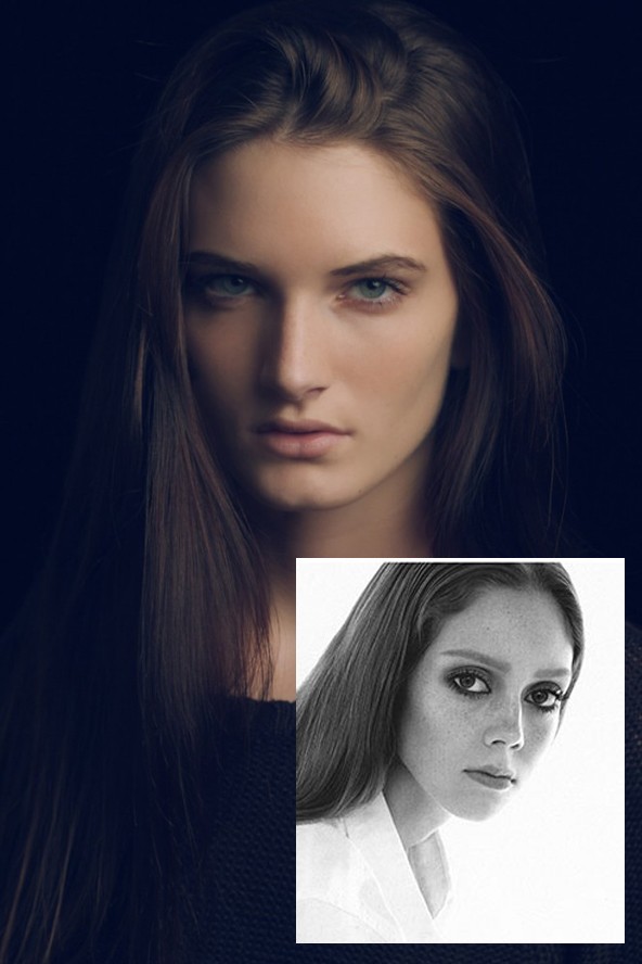 Carly Moore a nagy, Natalie Westling a kicsi képen