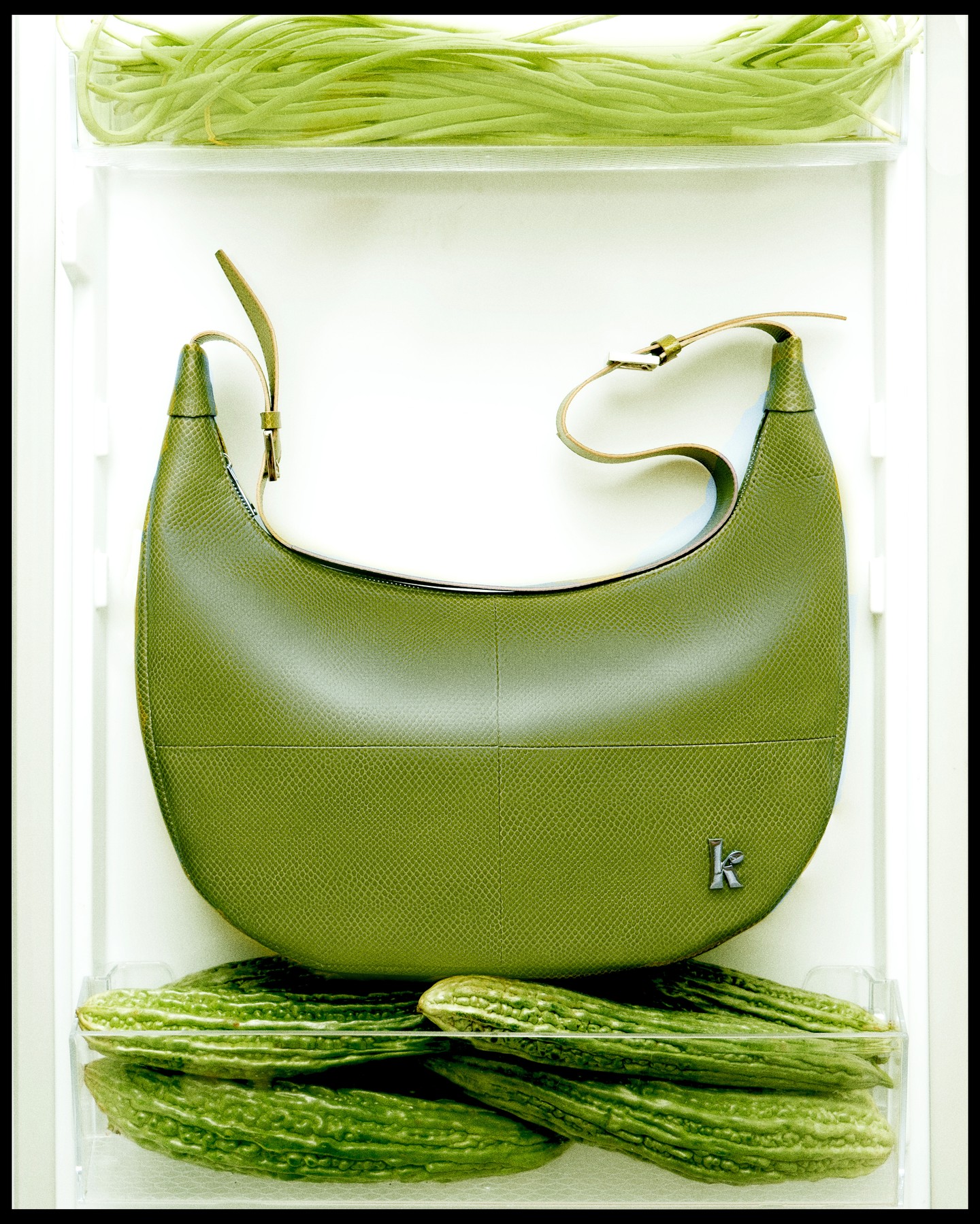 Kamay Ko almabőr Moon Bag