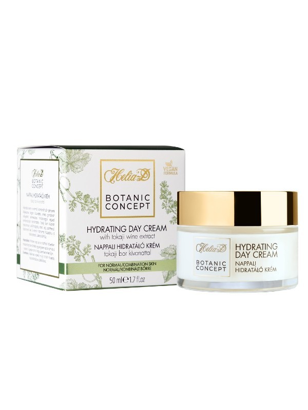 Botanic Concept nappali hidratáló krém tokaji bor kivonattal HELIA-D 1890 Ft/50 ml, GLAMOUR Summer Weekend kuponnal, 35% kedvezménnyel 1228 Ft