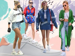 A klasszikus hófehér tornacipő igazi jolly-joker, mutatjuk, hogyan viseld idén nyáron