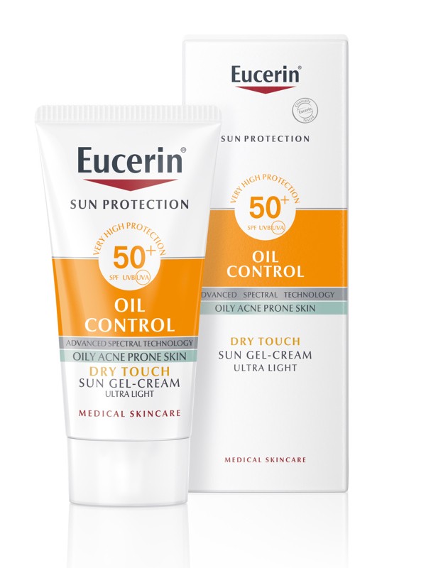 Sun Oil Control Dry Touch napozó krém-gél testre SPF50+ EUCERIN 6990 Ft, GLAMOUR-kuponnal 20% kedvezménnyel 5592 Ft