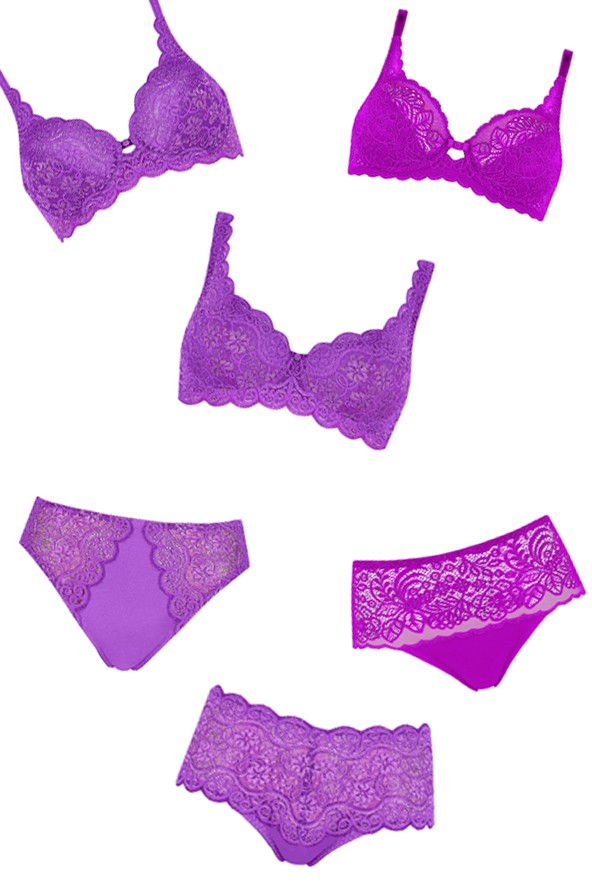 Élénk színek és könnyű variálhatóság: az Amourette kollekció darabjai között biztosan megtalálod a számodra legjobb megoldást.