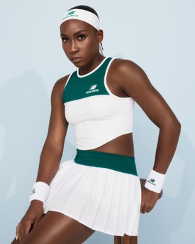 New Balance X MiuMiu kolleboráció Coco Gauff teniszezőnővel Fotó: Alessio Bolzoni