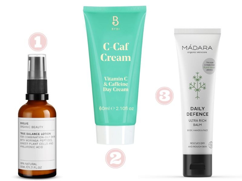 1. True Balance arckrém kombinált/olajos bőrre EVOLVE 11 490 Ft/50 ml (229,8 Ft/1 ml) 2. C-CAF nappali arckrém normál és minden bőrtípusra BYBI 11 990 Ft/60 ml (199,83 Ft/1 ml) 3. Daily Defence arckrém száraz bőrre MÁDARA 6490 Ft/60 ml (108,16 Ft/1 ml)