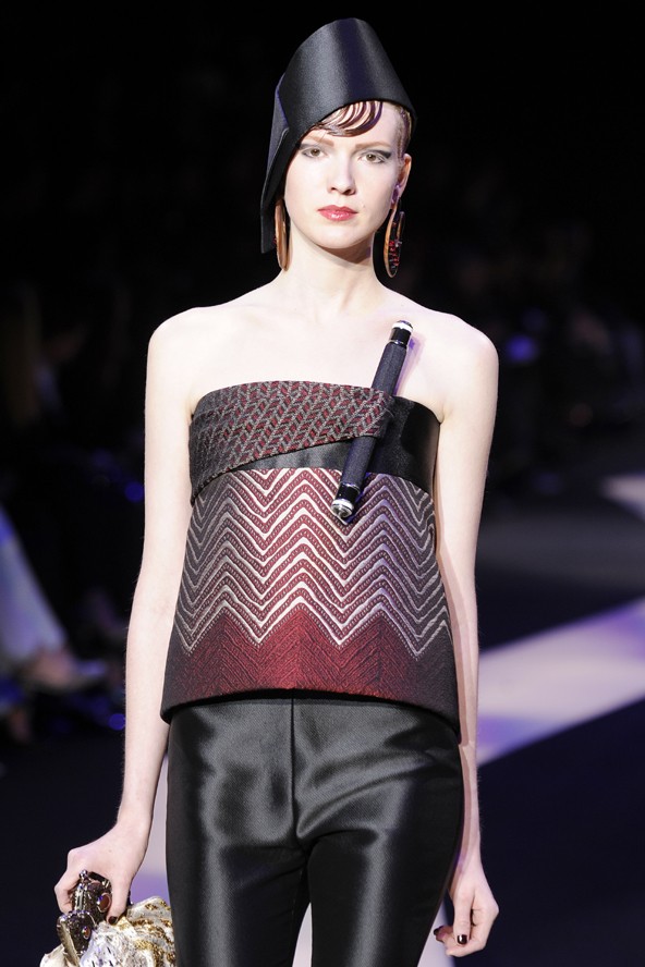 Pampuk Tímea (@VM) - Armani Privé Haute Couture show