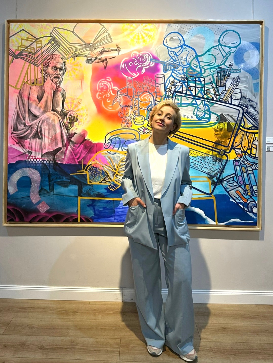 Soós Nóra kiállítása a Képező Galériában látható