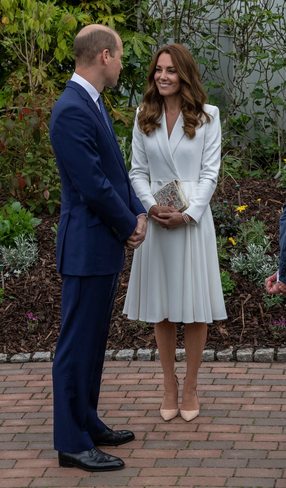 Vilmos herceg és Katalin hercegné Alexander McQueen ruhában