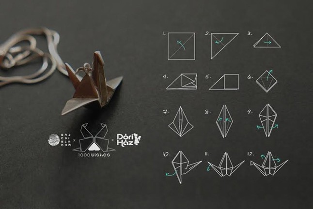 Thousand cranes - thousand wishes