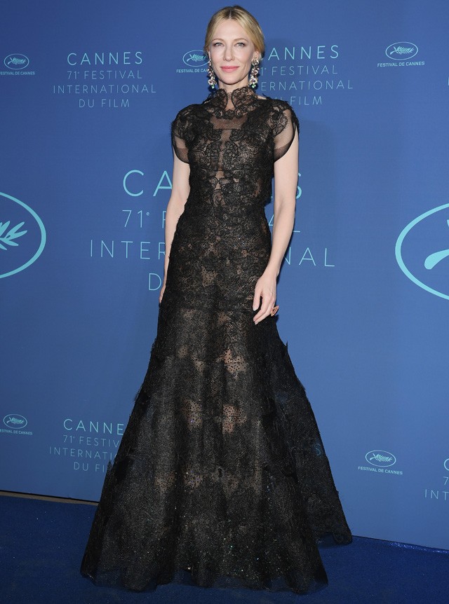 Cate Blanchett egy Armani Privé ruhában a cannes-i fesztiválnyitón