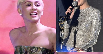 Hihetetlen! Miley két fenséges ruhában is tündökölt