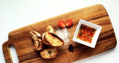 Fokhagymás-chilis olaj (2 főre)