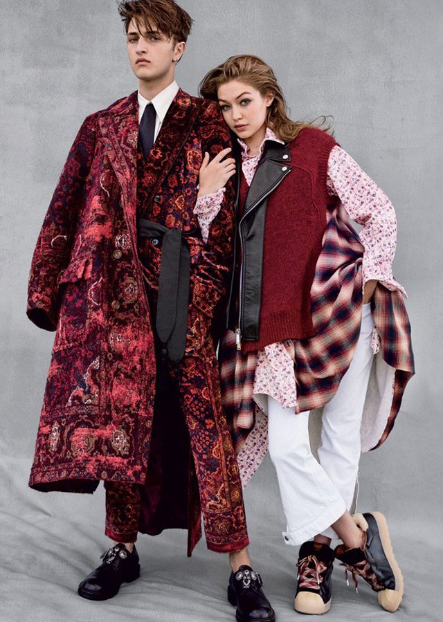 Gigi Hadid és tesója, Anwar Hadid 