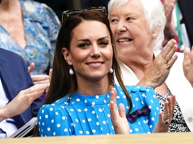 Katalin hercegné a legédesebb ruhában bukkant fel Wimbledonban