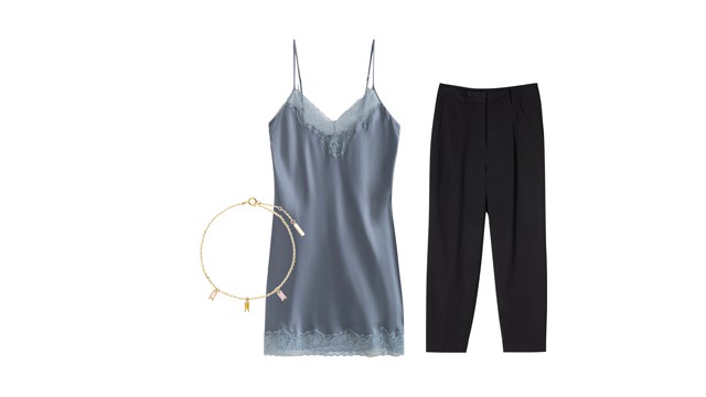 Hálóing OYSHO 9595 FtNadrág MOHITO 8995 FtKarkötő PDPAOLA 19050 Ft 