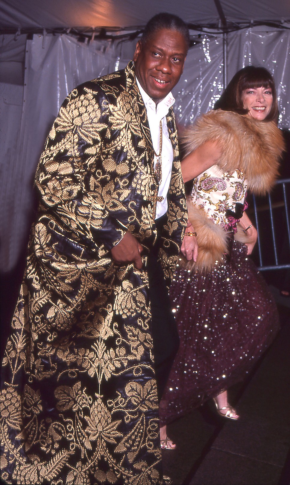 Anna Wintour André Leon Talley oldalán 1999-ben
