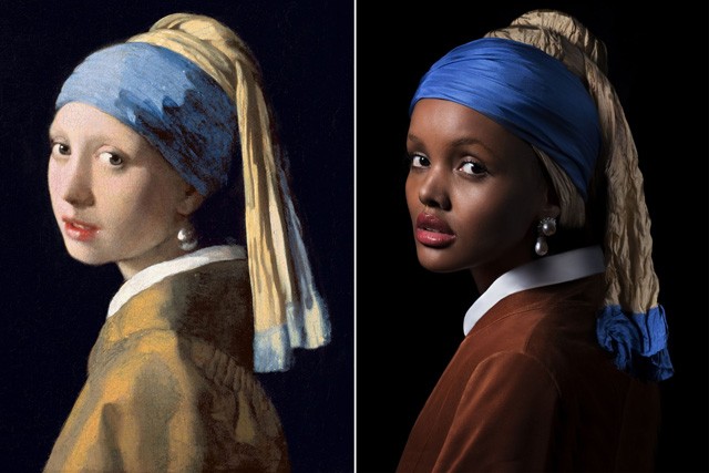 Modellek reprodukálták a leghíresebb festményeket, az eredmény zseniális