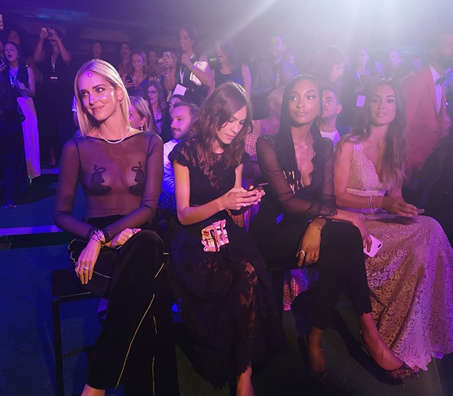 Chiara Ferrigni Alexa Chung Jourdan Dunn Intimissimi