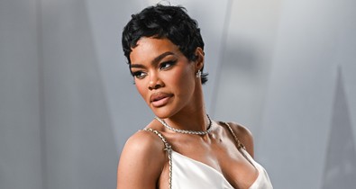 Teyana Taylor meztelenruhája tökéletesen egyesíti a merészséget és az eleganciát, csak úgy ragyog a színésznő