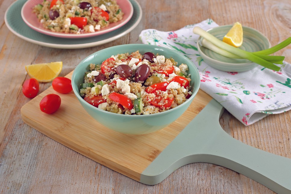 Csigó Zita quinoasalátájának receptjét a cikk alján olvashatod