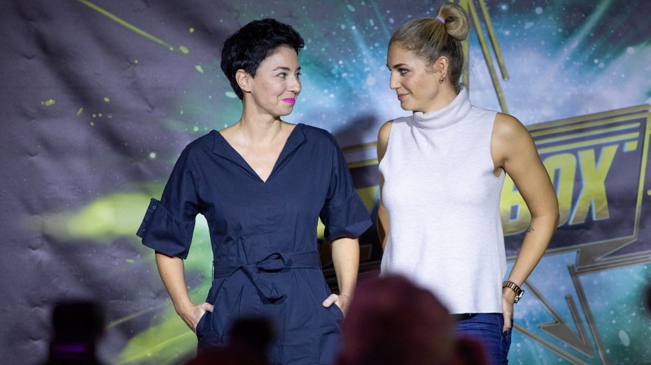 Nyári Dia és Járai Kira a Sztárbox műsorában