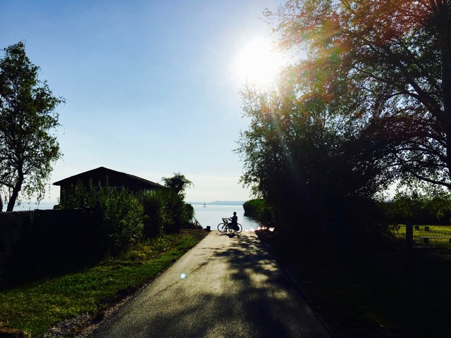 Illés Fanni paralimpikon: Balaton körül - kézzel