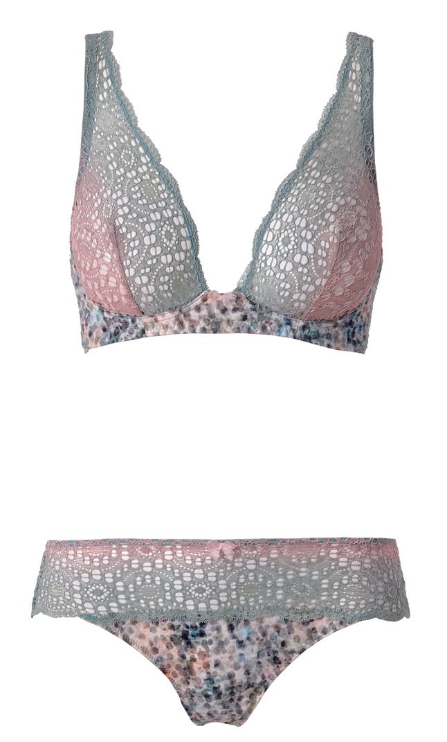 Színátmenetes csipkés melltartó és bugyi INTIMISSIMI 9490 Ft, 5490 Ft helyett 7580 Ft, 4390 Ft